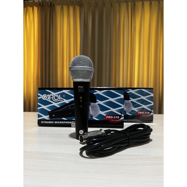 MICROPHONE MIC CABLE MIKROPON MIK KABEL CAROL PRO-318 3M 3 METER ORIGINAL ORI MURAH BAGUS TERLARIS TERBAIK GARANSI