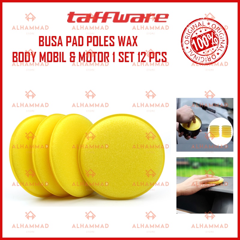 [BEST QUALITY] Busa Pad Poles Wax Body Mobil 12 PCS