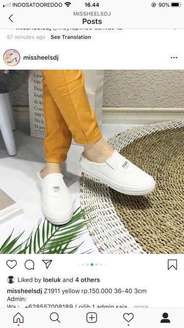 Sneakers wanita Z1911 import realpict