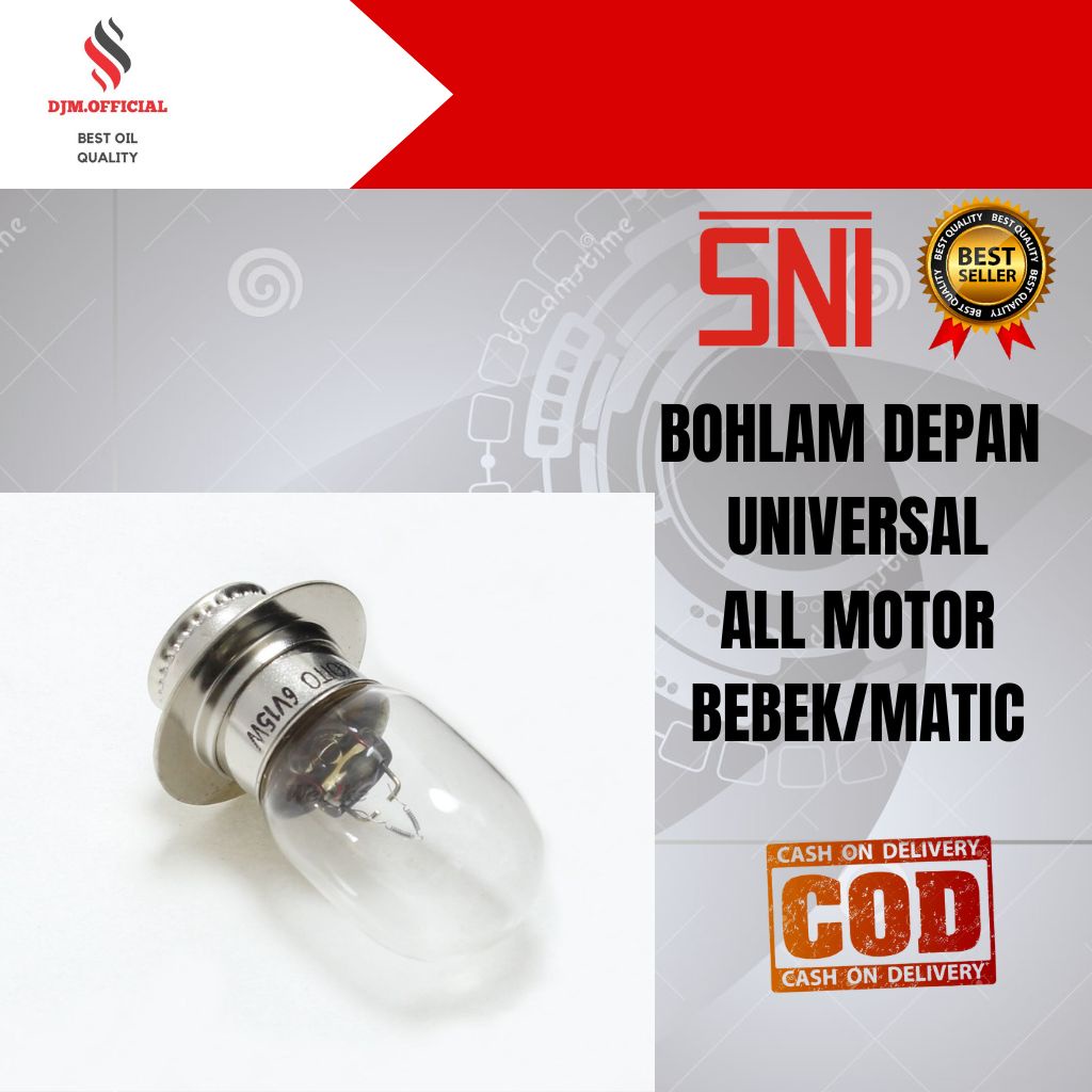 BOHLAM DEPAN UNIVERSAL MOTOR GRAND BEAT VARIO MIO KAKI 1 12V 35W KAKI 1