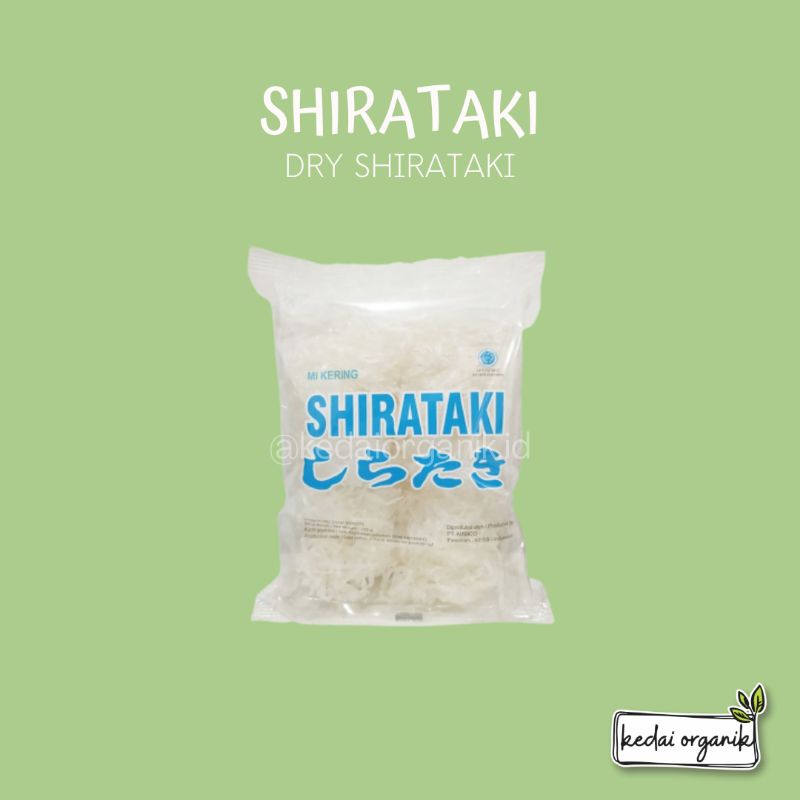 

Dry Shirataki Noodle / Mie Shirataki isi 4pcs 200gr