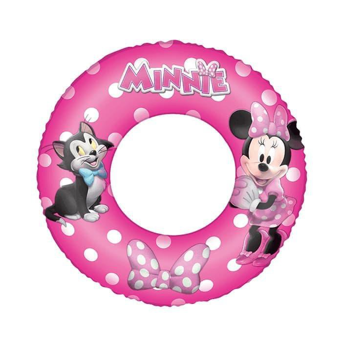 Pelampung Ban Renang Anak Bestway Swim Ring Disney Minnie Pink