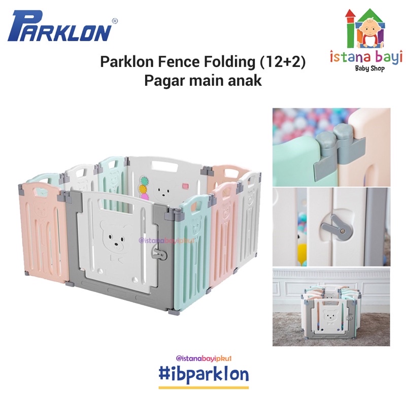 Parklon Fance Folding  12+2 mix / Pagar Bayi