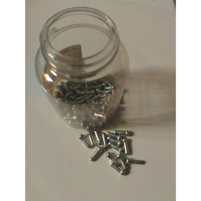 End Cap Silver Jagwire Alloy