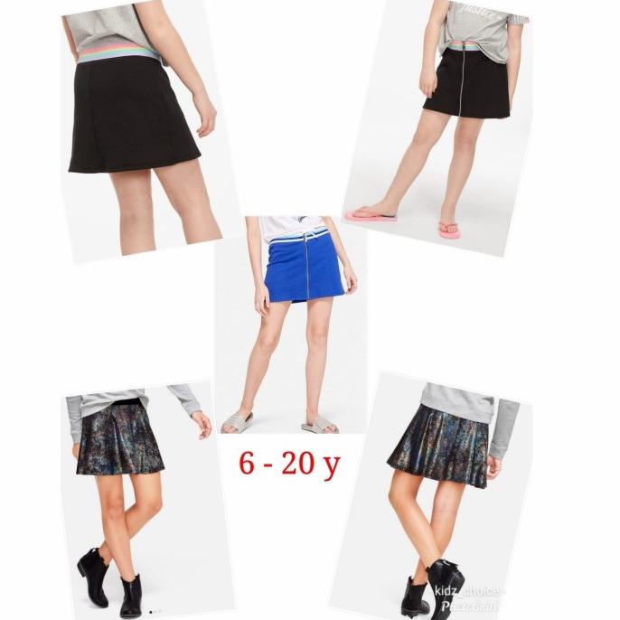 KEKINIAN Skort Rok Celana Anak Perempuan JUSTICE 6 7 8 10 12 14 16 18 20 Tahun