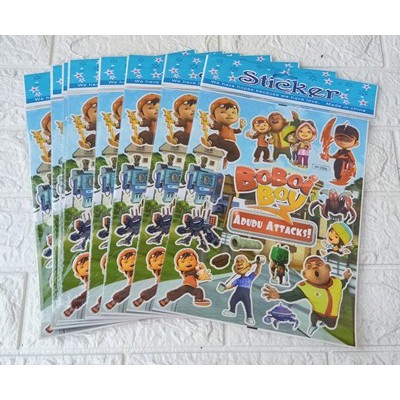 Mainan Edukasi Stiker STICKER BOBOI BOY - Mainan Anak Laki Laki