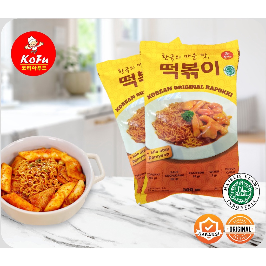 

Rapokki Original Korea + Mie atau Ramyeon - 300Gr