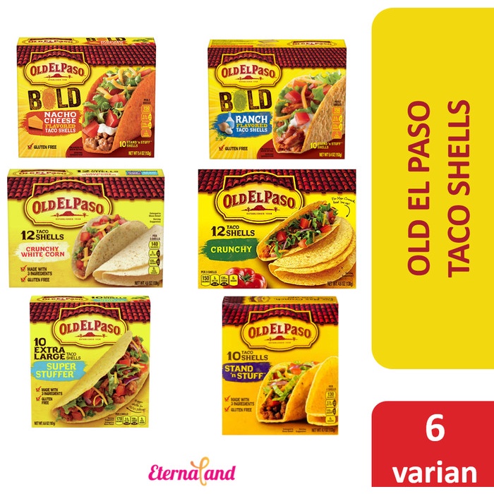 

PASTA-ANEKA- OLD EL PASO 12 TACO SHELLS - TACO MEXICO IMPOR - DISCXTRLRG23AGS -ANEKA-PASTA.