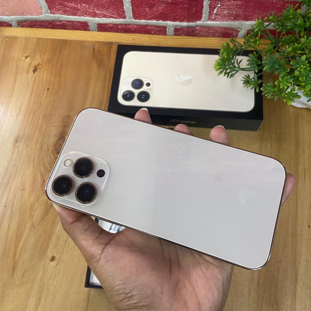 iPhone 13 Pro max 128GB Dual Nano sim Gold Terdaftar kemenperin Maret 2023