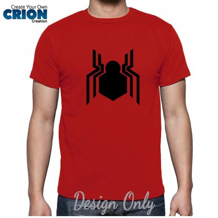 Kaos Spiderman - Spiderman Home Coming Logo - By Crion