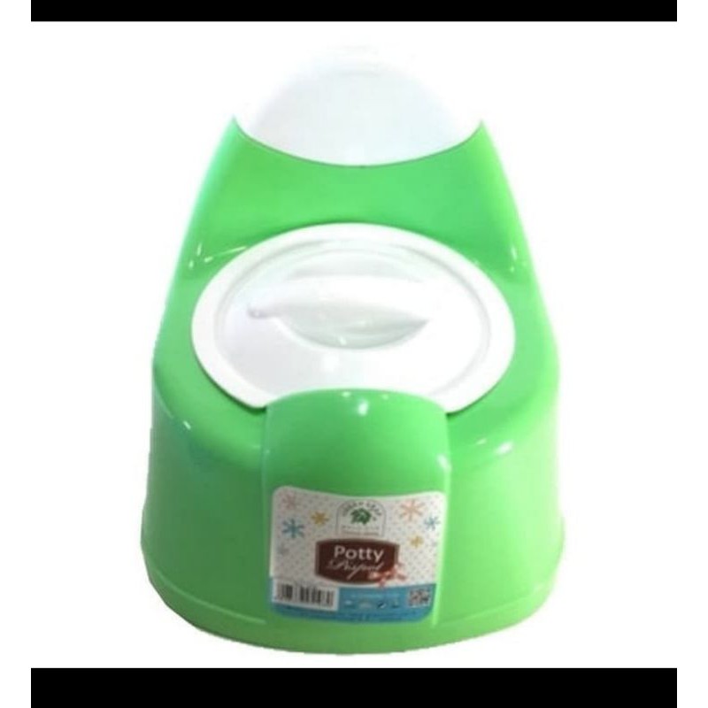 Green Leaf 5108 Pispot Anak Duduk WC Jongkok / Potty Training Seat / Closet Duduk Anak 1 Liter