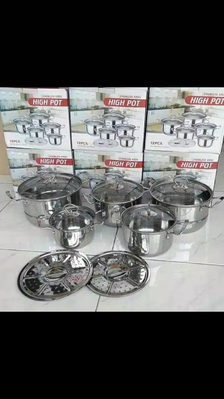 (3kg) Panci Set High Pot Panci Set Stainless