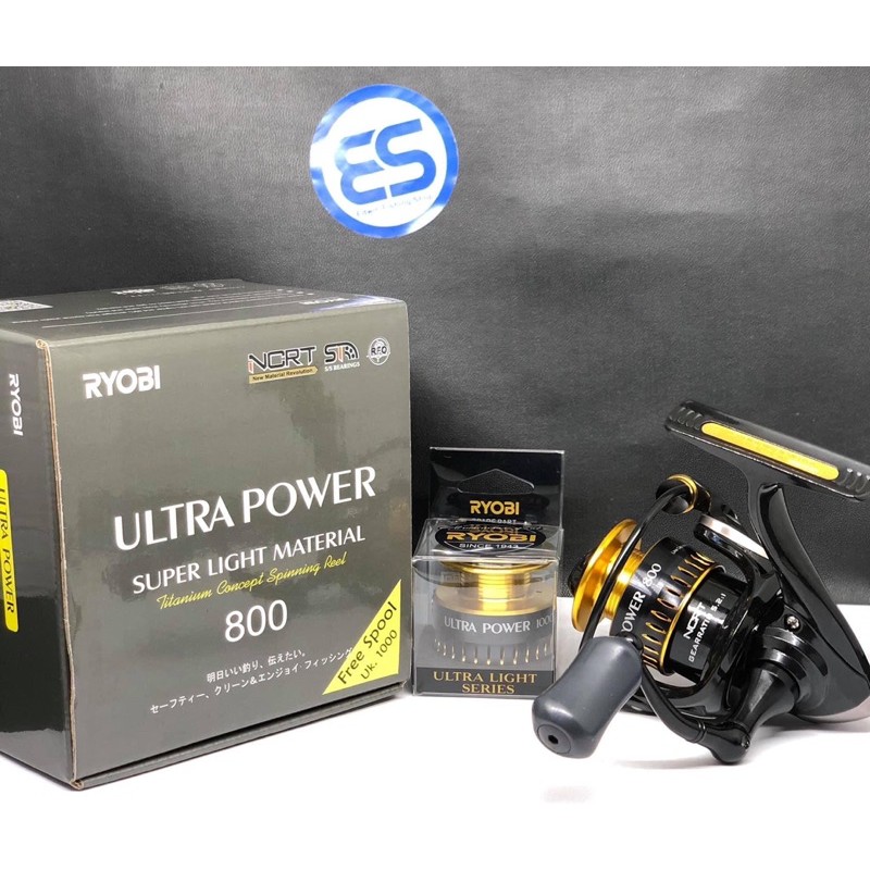 REEL SPINNING RYOBI ULTRA POWER 800 + FREE SPOOL 1000