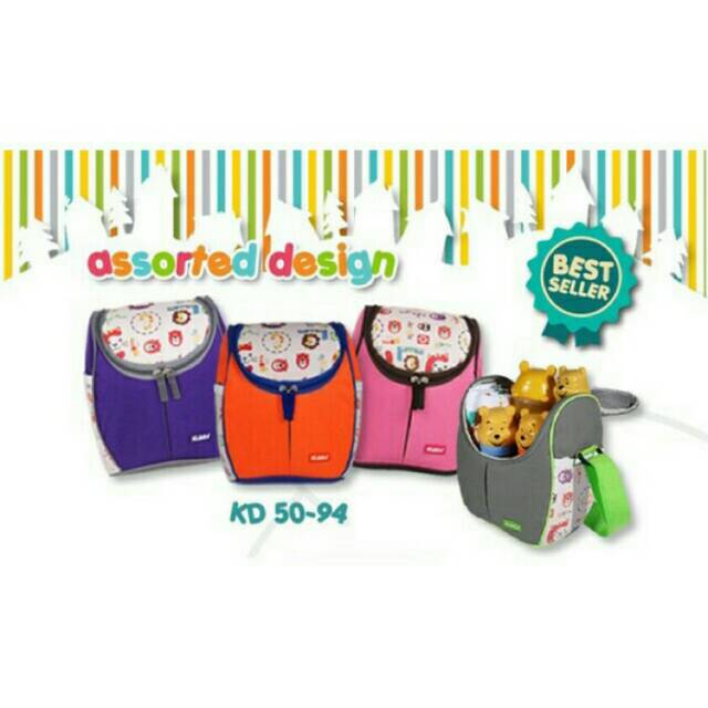 KIDDY COOLER BAG / LUNCH BOX BAG MOTIF ONDE