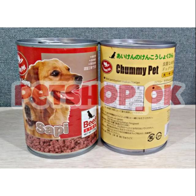 Makanan anjing Chummy Pet 375gr / makanan basah untuk anjing / wetfood / makanan anjing murah