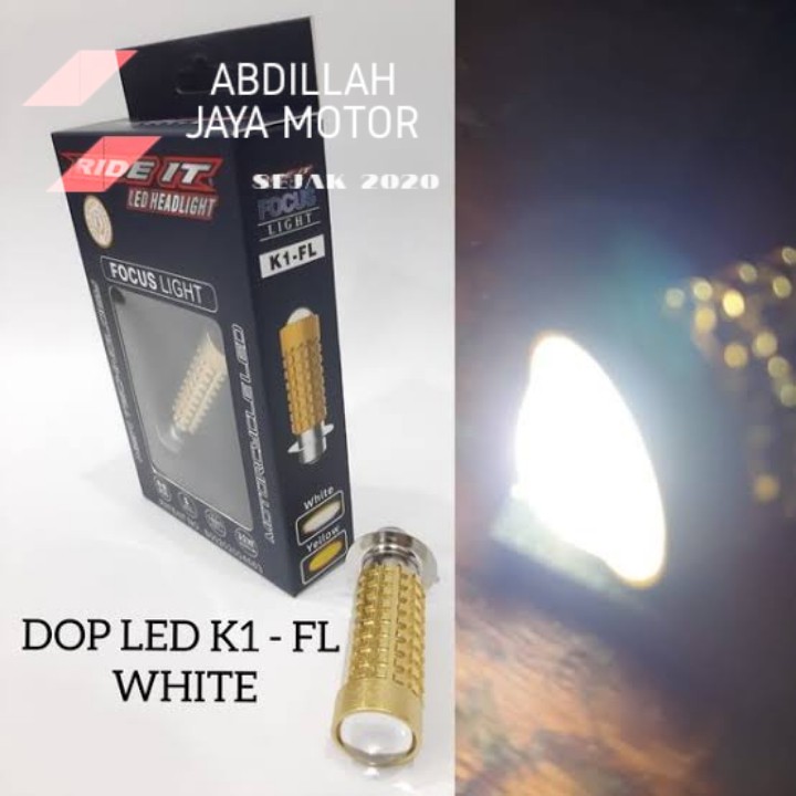 Bohlam dop Led Laser H6 Matic 30watt Fokus Lampu depan Utama K1 Bebek