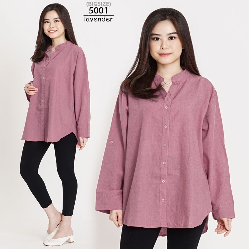 ARENA - High Neck Women Big Size Blouse