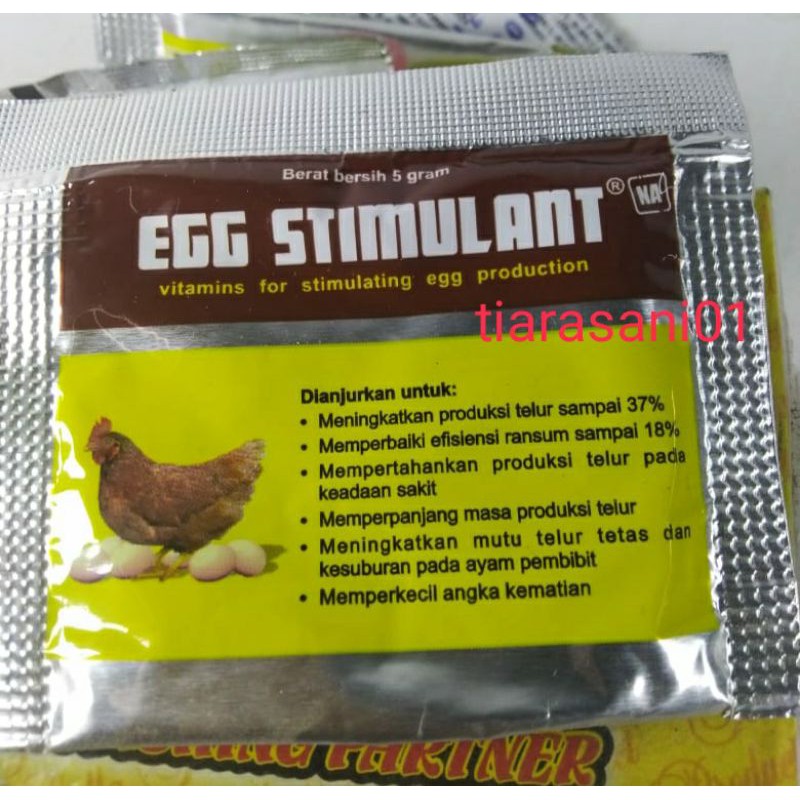 EGG STIMULANT VITAMIN PETELUR EGG STIMULAN 5 GRAM