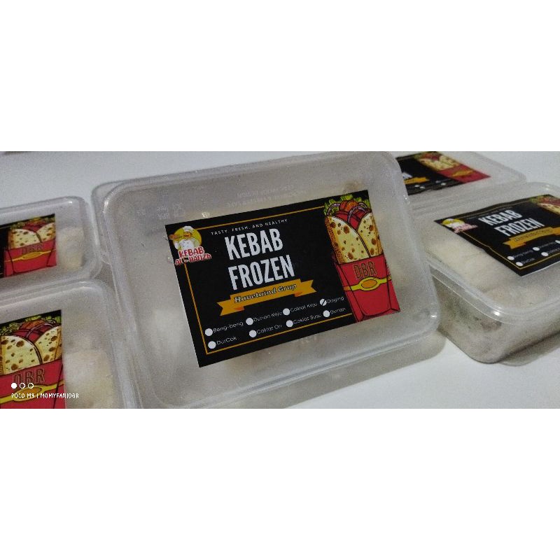 

Special Kebab Frozen DBR daging dan manis