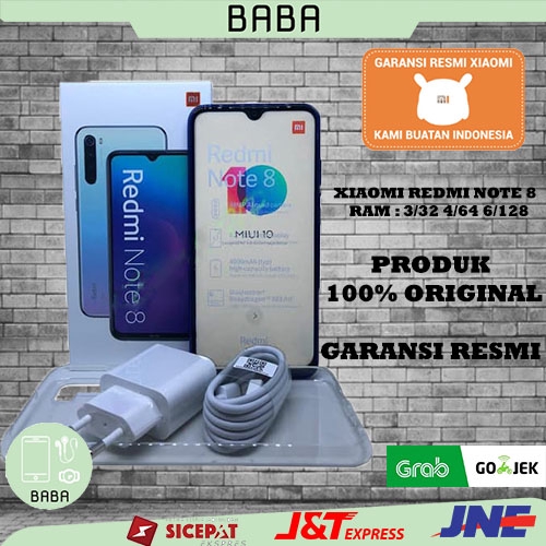 Redmi Note 8 Ram 3/32GB 4/64GB 6/128GB Garansi RESMI (Bukan redmi note 8 pro / note 7 / note 9)