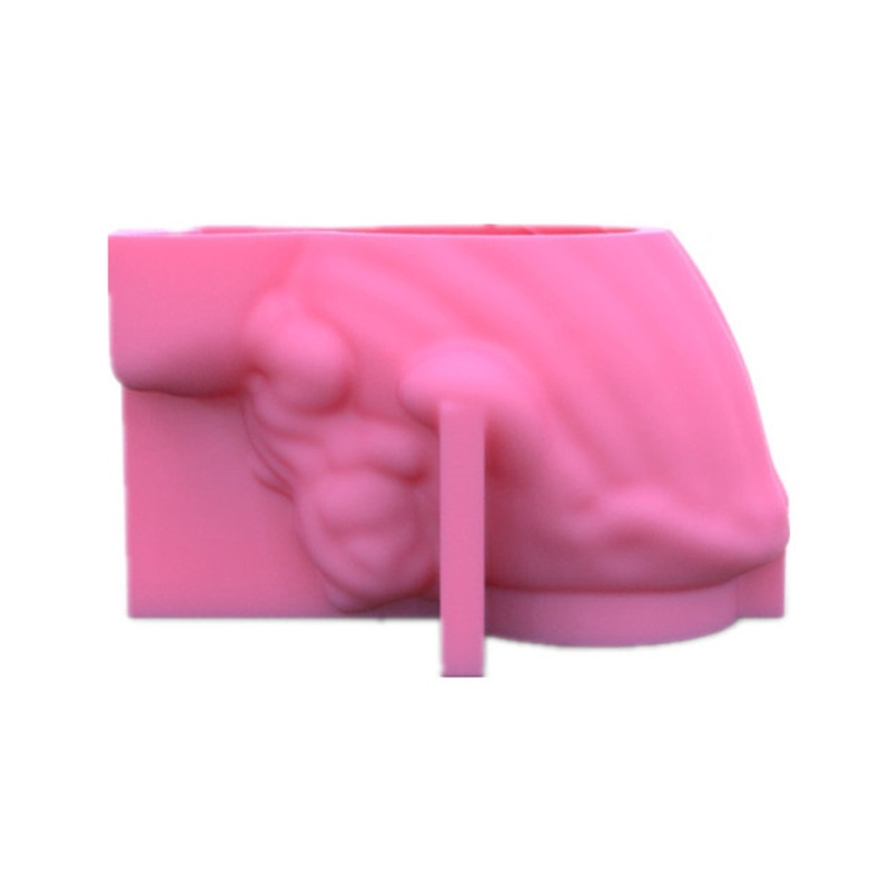 Cetakan Pot Bunga Handmade DIY Bentuk Paus 3D Bahan Silikon Untuk Dekorasi Rumah