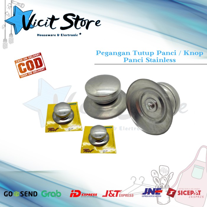 Knop Panci Stainless Universal Untuk Segala Jenis Panci