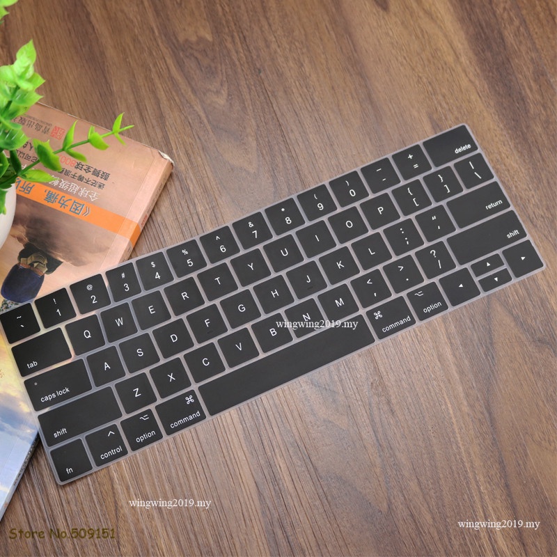 Case Skin Keyboard Enter Bahasa Inggris US Bahan Silikon Untuk MacBook Pro 13&amp;quot; A1706 A1989 A2159 Pro 15&amp;quot; A1990 A1707 Jam Tangan Touch Bar