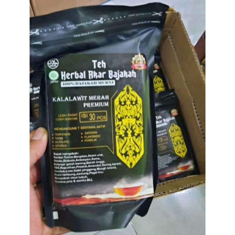

Teh Bajakah Asli Kalimantan Teh Celup Bajaka isi 30 Pcs