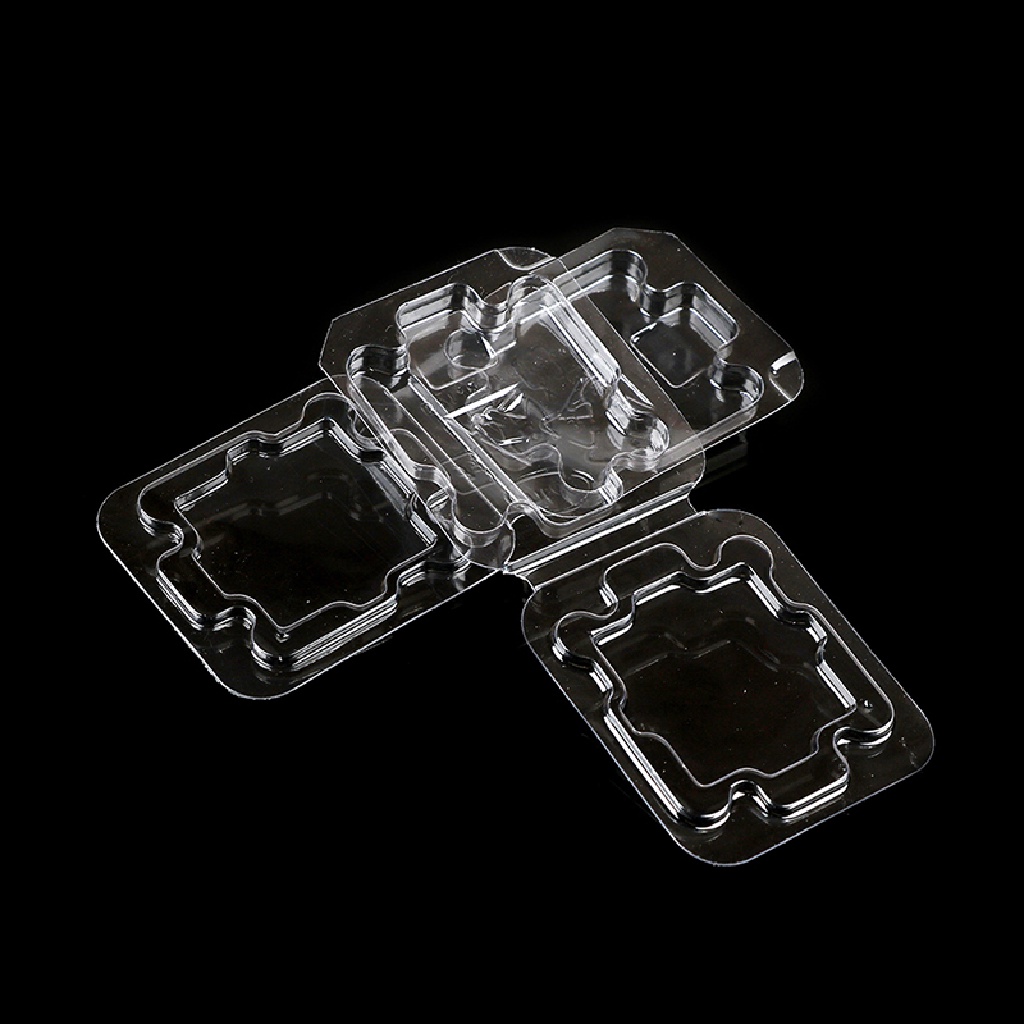 // justenjoyingg.id // 10Pcs cpu case holder tray box plastic protection for socket 775 1150 1156 ~