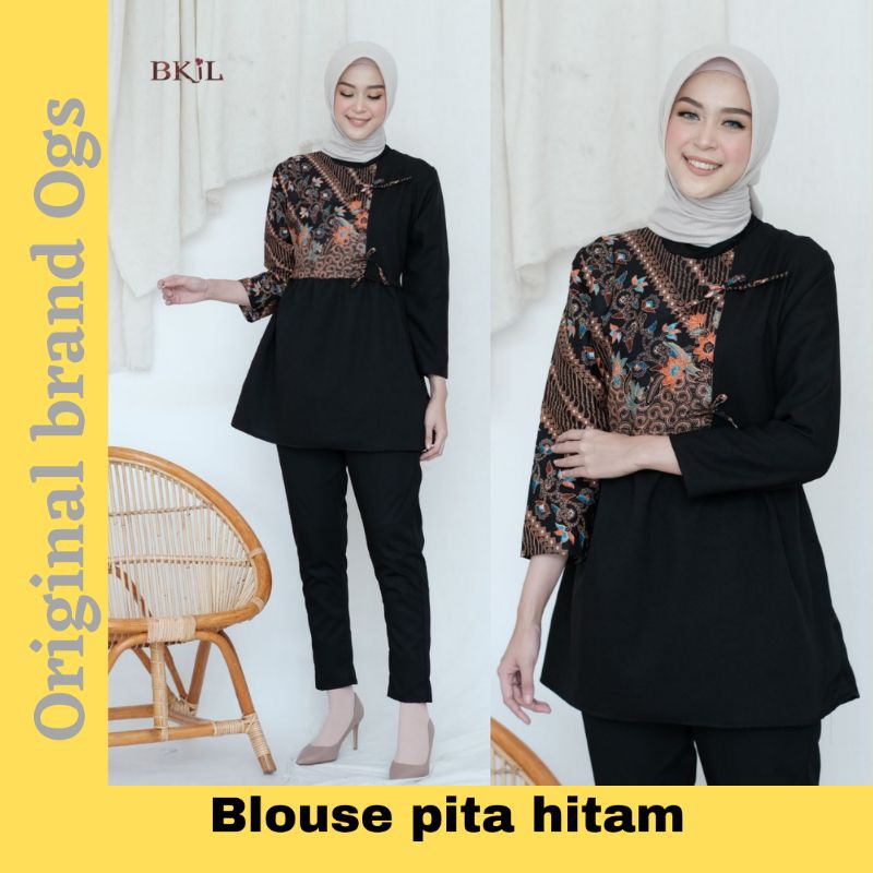 BLOUSE BATIK KOMBINASI WANITA PREMIUM TERMURAH