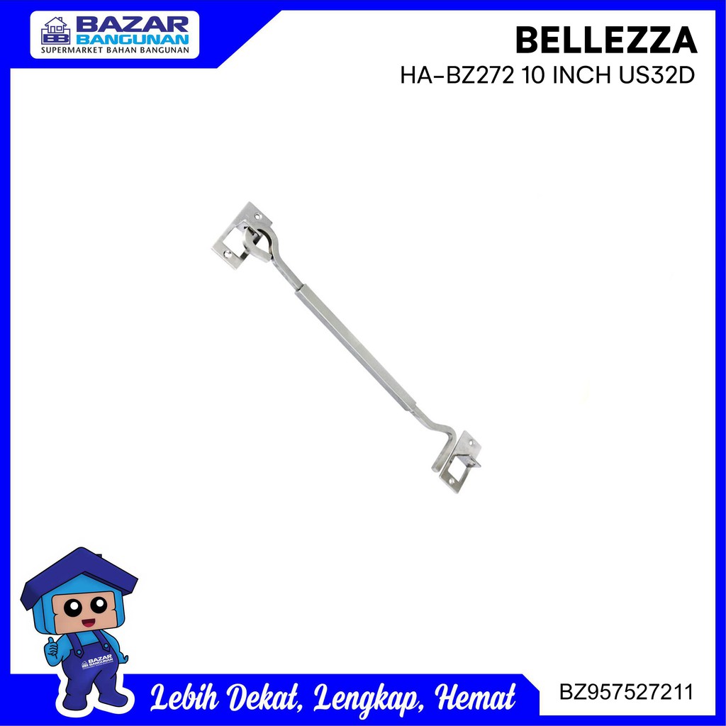 Bellezza - Hak Angin Pengait / Penahan / Cantolan Jendela Ha Bz272 10 In