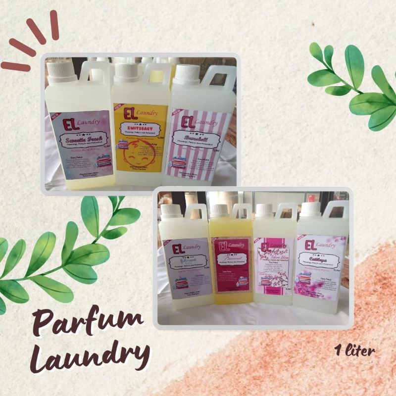 Parfum Laundry Pelicin , Pelembut & Pewangi Laundry Kemasan 1Liter