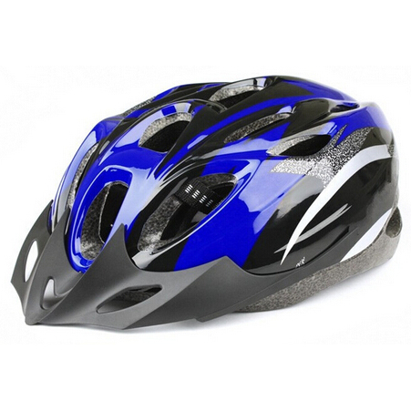 TaffSPORT Helm Sepeda EPS Foam PVC - x31 HITAM/BIRU