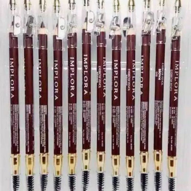 Eyebrow Implora / Pensil Alis Implora Warna Coklat