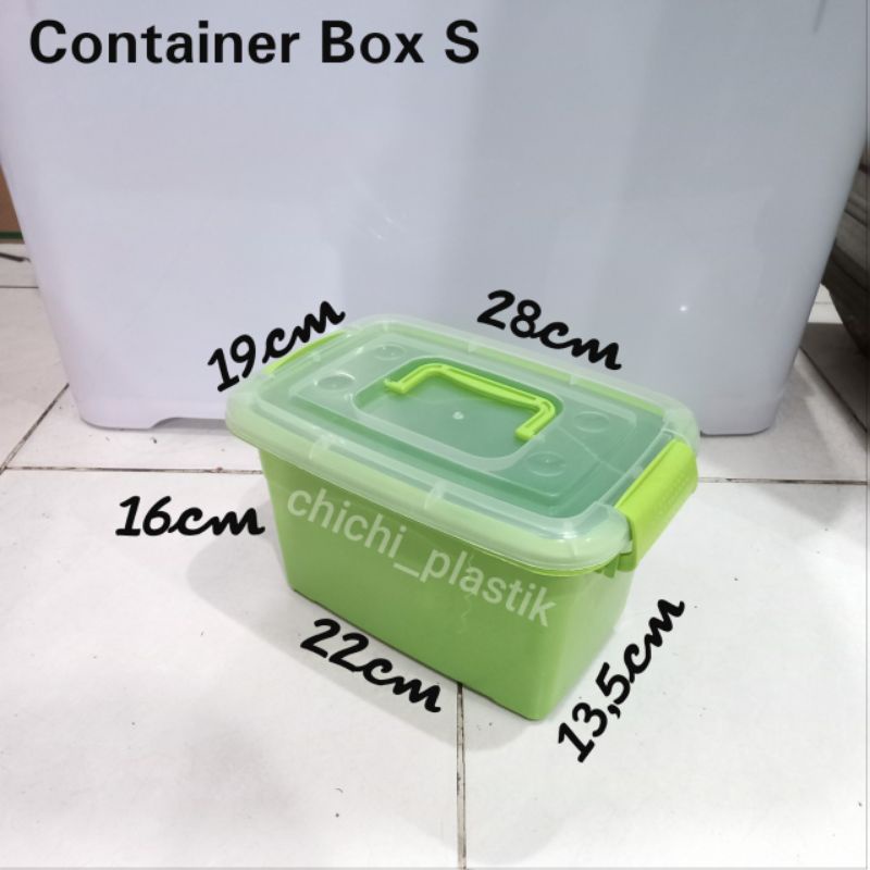 BOX CONTAINER S 6lt  / TEMPAT PENYIMPANAN BARANG SERBAGUNA BOX