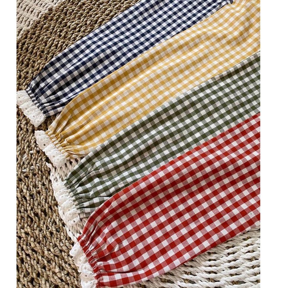 [KODE PRODUK 97BZB4436] [ARFA STYLE] Zeline Maxi - Dress Muslim Gamis Motif Kotak Bahan Katun - /Bis