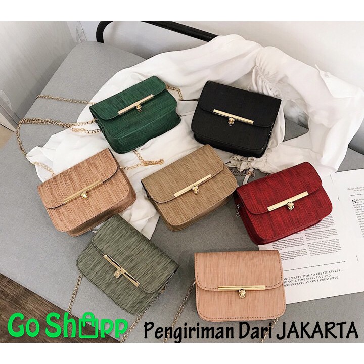 Tas Selempang Wanita Kulit PU Import Kualitas Premium - Tas Fashion Wanita Murah Import [SL04]