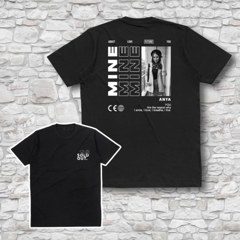 Kaos custom streetwear Mine