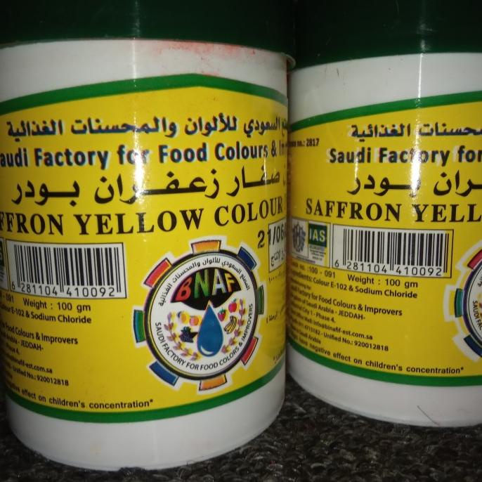 

Saffron Yellow colour TERLARIS TERPERCAYA ORIGINAL