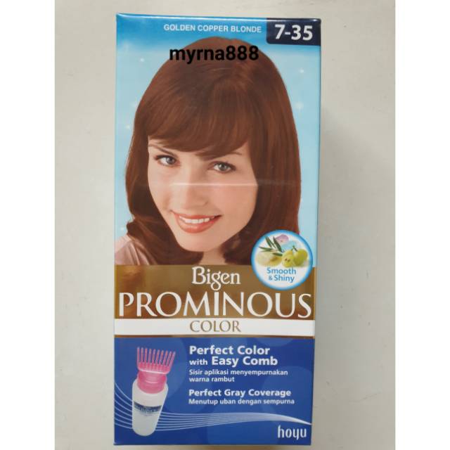 Cat Rambut Bigen Prominous no 7-35 Golden Cooper Blonde