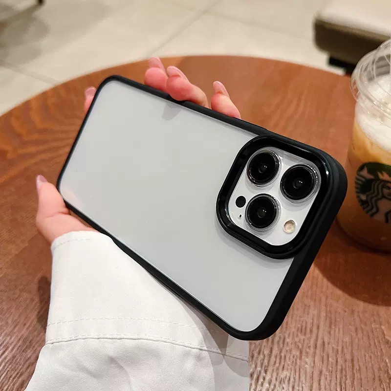 Kamera Mewah Lensa Perlindungan Untuk Shockproof Iphone 14 Pro Max Premium Metalik Ungu12 13 Pro Max Iphone14 Plus Bezel Silikon Tertutup Penuh Transparan Bening Keras Belakang Cove