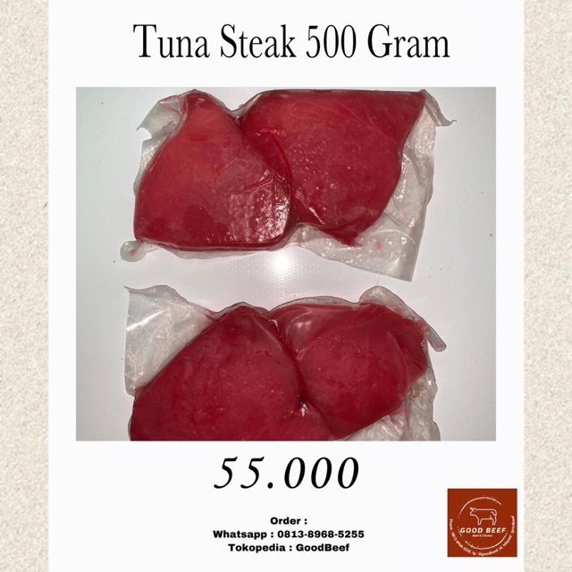 

Tuna Steak 500 Gram