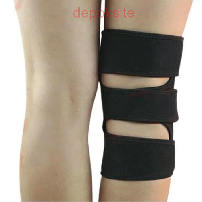 Ori Aolikes 7616 3 Strap Adjustable Deker Kneepad Pelindung Lutut Knee Pad Support Patella Olahraga