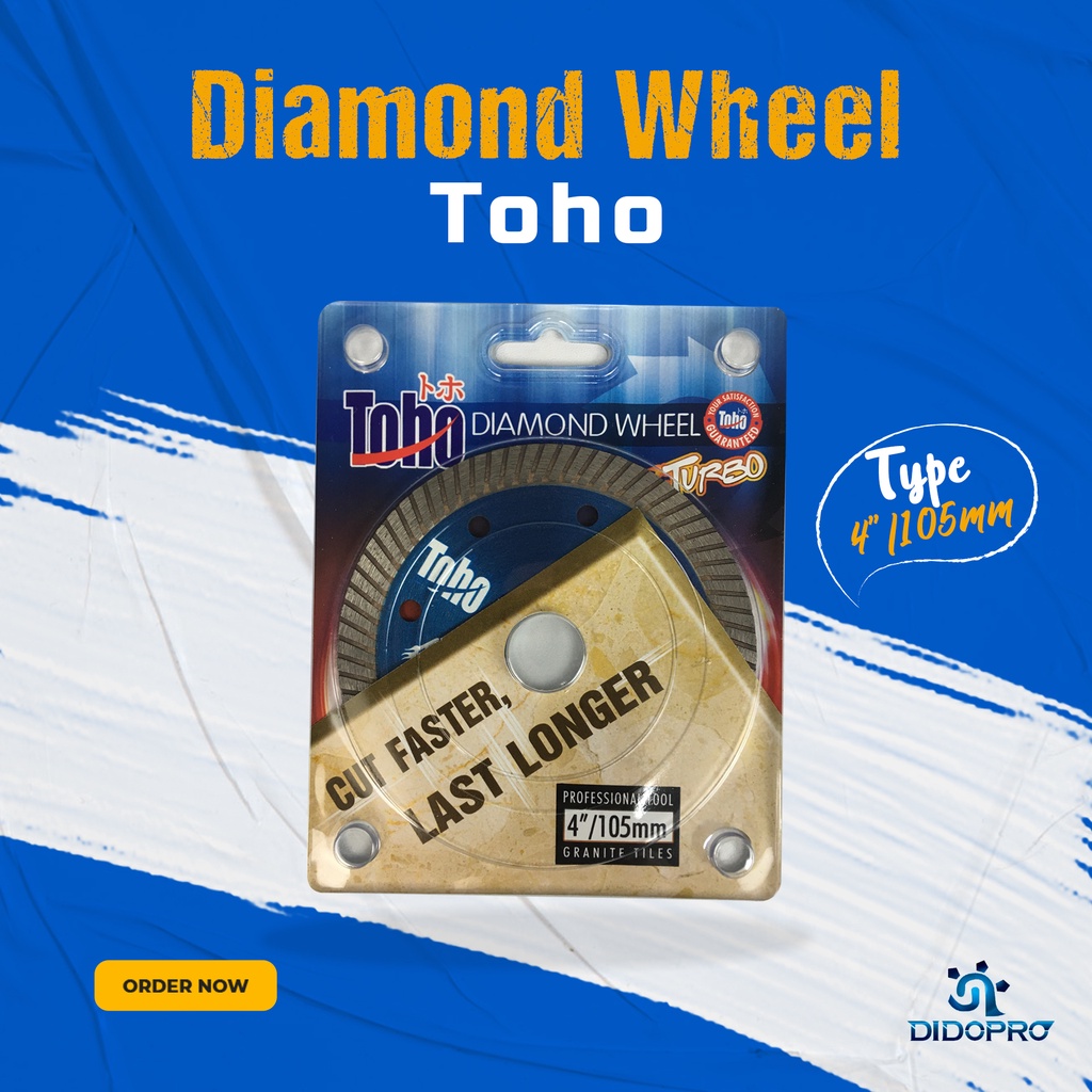 TOHO TURBO DIAMOND WHEEL MATA PISAU POTONG KERAMIK GRANIT