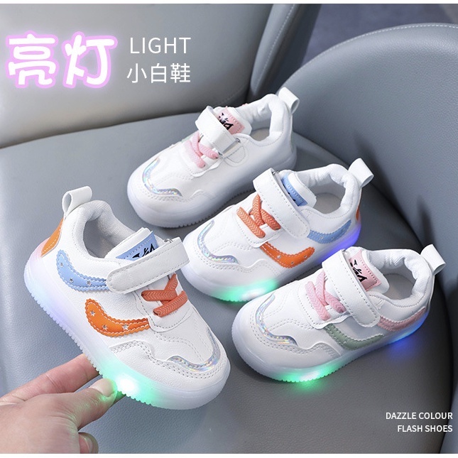 babyfit [21-30] SILVERLINE sepatu lampu sneakers anak lampu LED gs-0912r