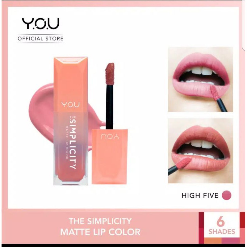 Y.O.U The simplicity matte lipcream