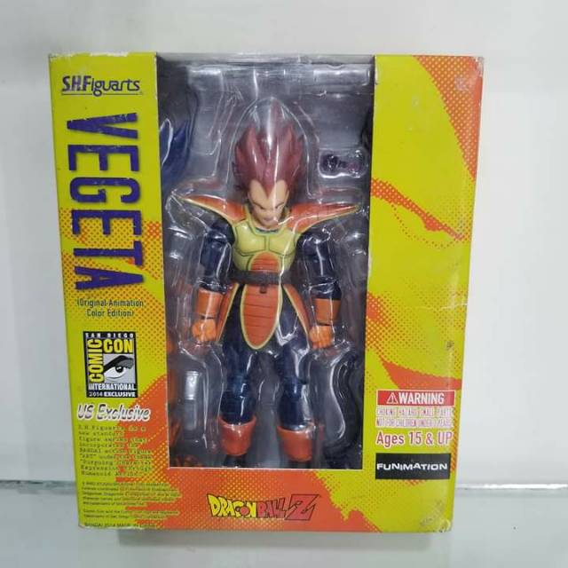 mainan action figure
SHF Vegeta voom
comic con edition
Dragonball series
SHFiguarts recast bandai
Ti