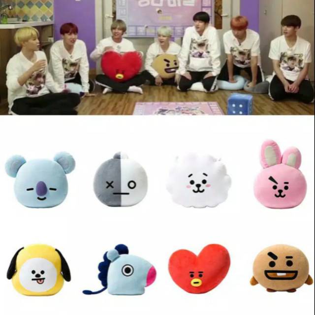 BONEKA BT21, boneka K POP Plus BTS bt21