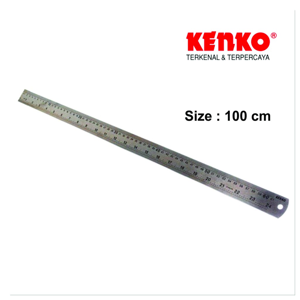 

Penggaris Besi Stainless Steel 100 cm KENKO