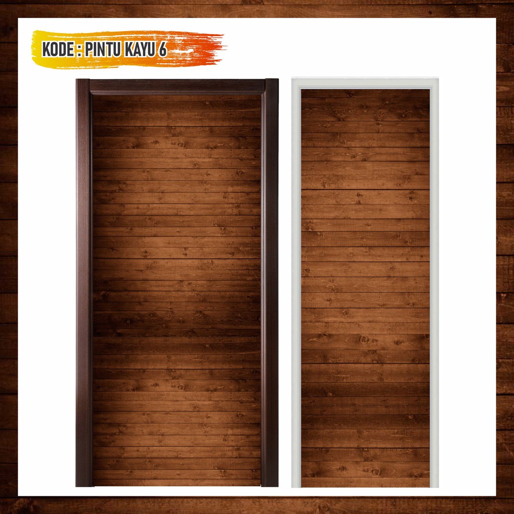 Stiker Pintu Kamar Mandi Dan Sticker Pintu Kamar Motif Terbaru Kayu Shopee Indonesia